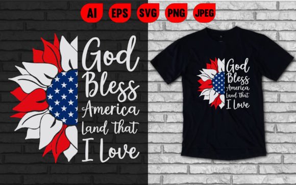 A Bold Patriotic Statement for T-Shirt Graphics and Designs