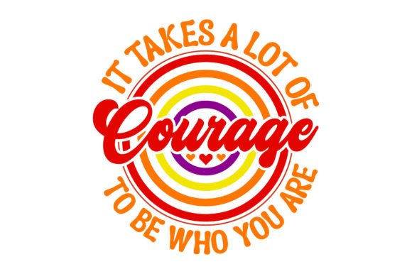 A Courageous Design for Personalized T-Shirts & Craft Graphics