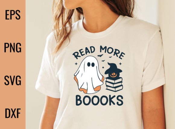 A Designer's Take on Cute Halloween Book Teacher Graphics