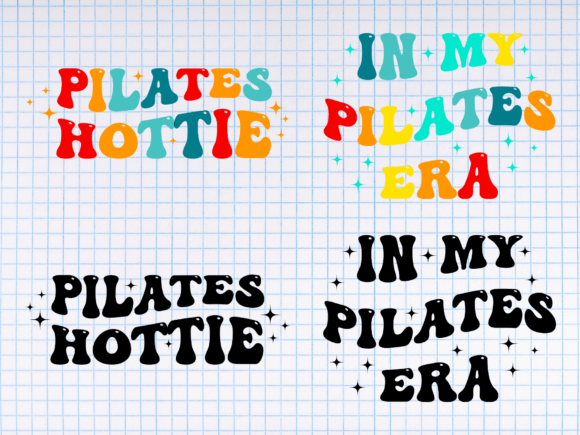Branding Review: In My Pilates Era Graphics for T-Shirt Designs